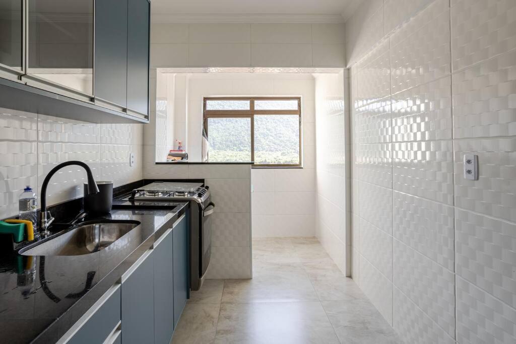 Apartamento Frente Para O Mar 6 Pessoas Com Estacionamento Прая-Гранди Экстерьер фото